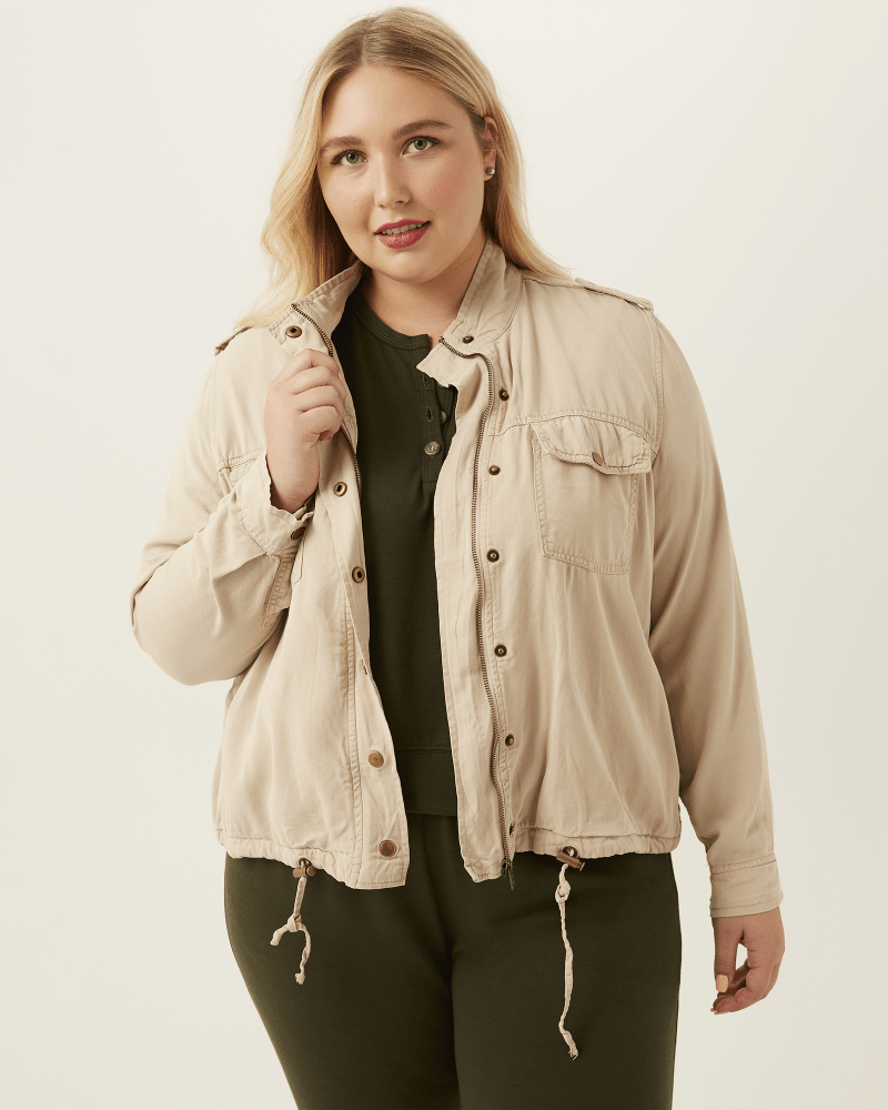 Plus size tan jacket outlet